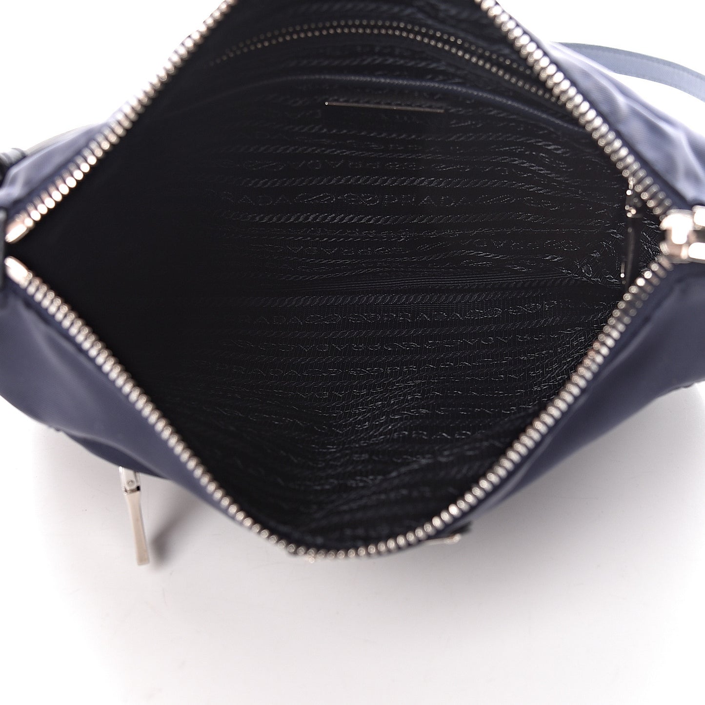 Tessuto Nylon Saffiano Crossbody Bag Baltico