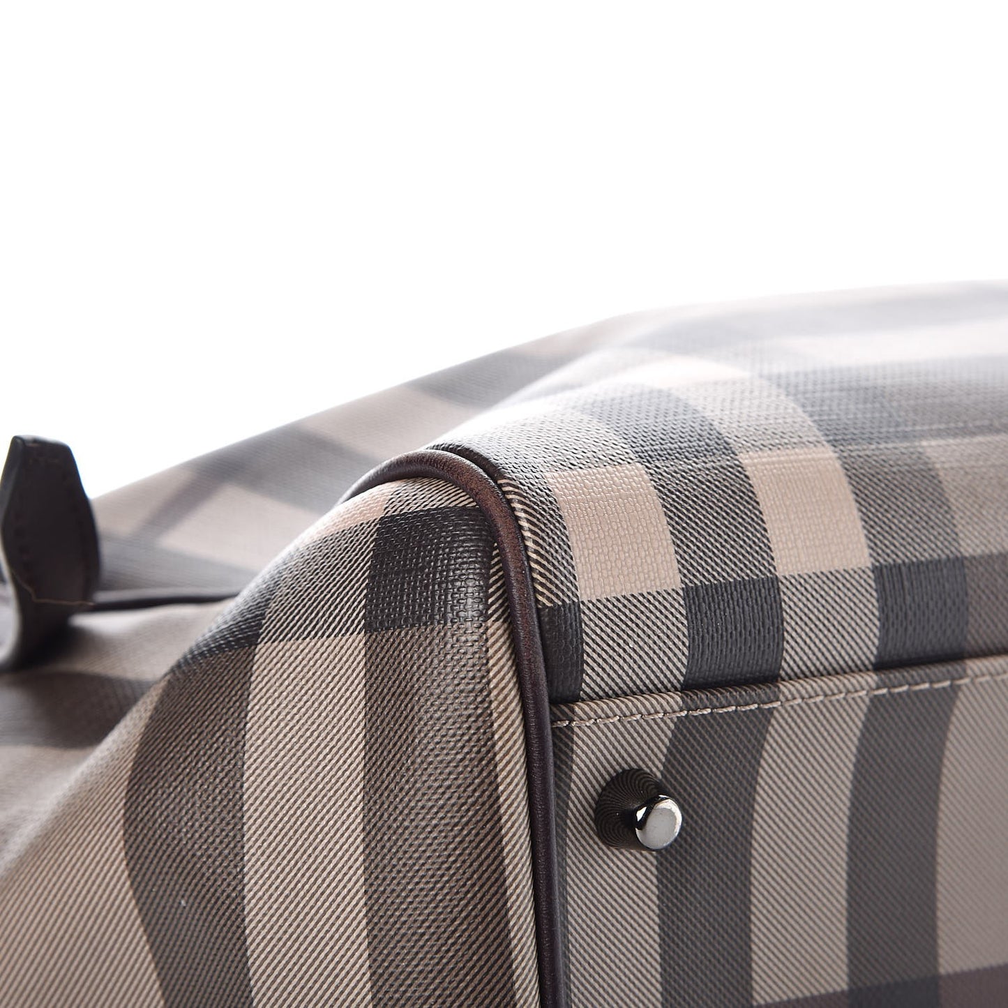 Smoked Check Small Canterbury Tote Brown