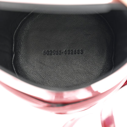 Alexander McQueen Metallic Calfskin The Curve Mini Shoulder Bag Red 5 of 11
