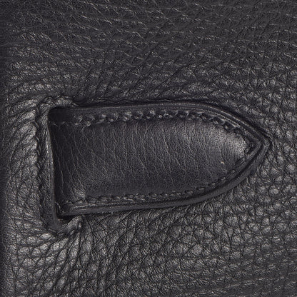 Hermes Taurillon Clemence Kelly 40 Black 11 of 35