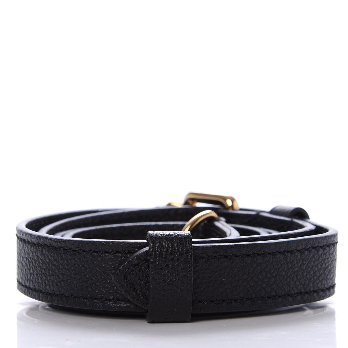 Calfskin Metis Adjustable Shoulder Strap Black