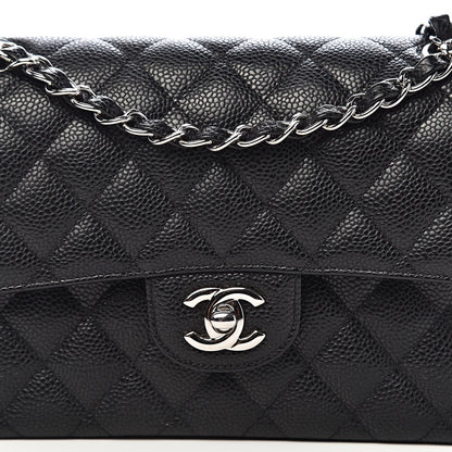 Chanel Caviar Quilted Small Double Flap Black 10 of 11