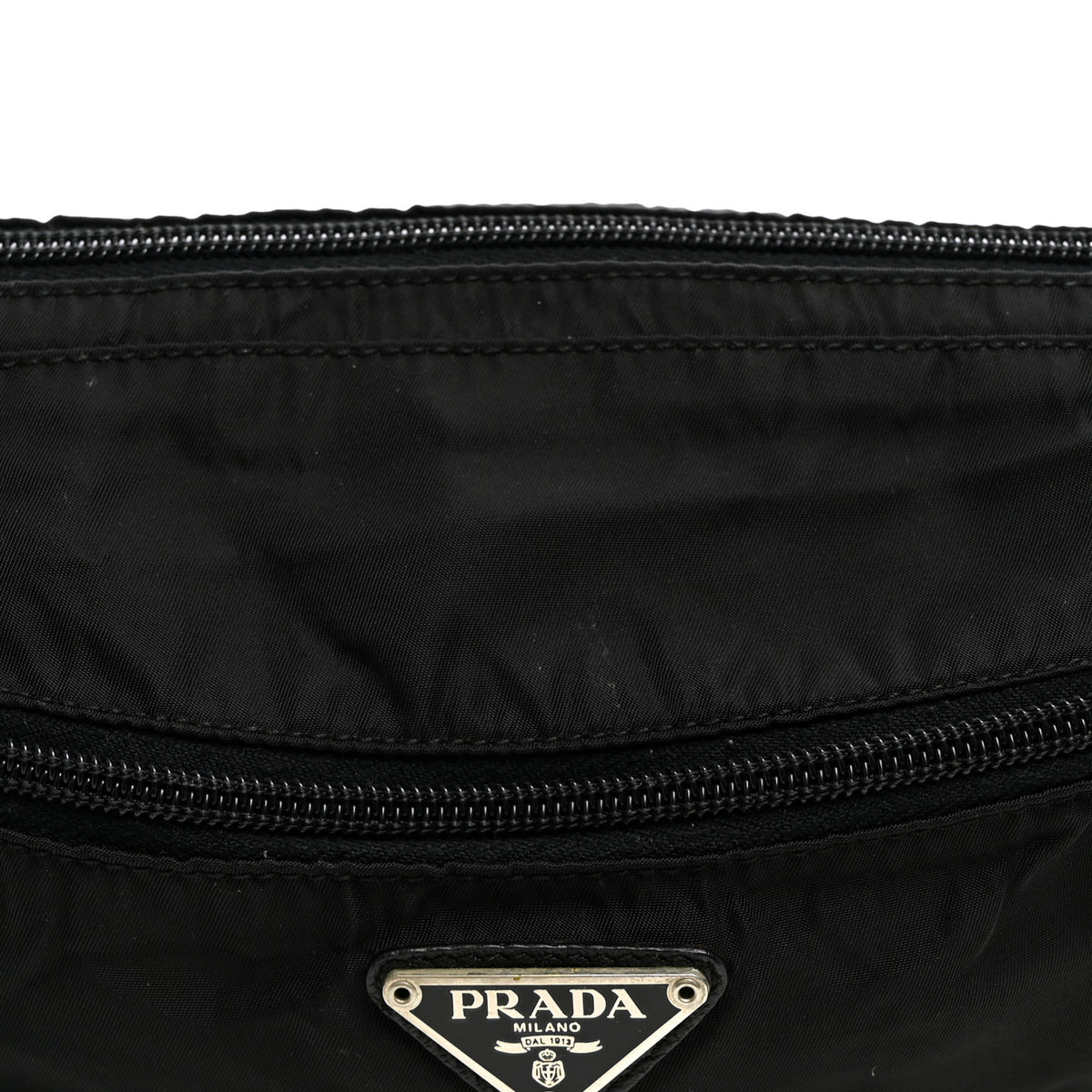Tessuto Nylon Belt Bag  Black