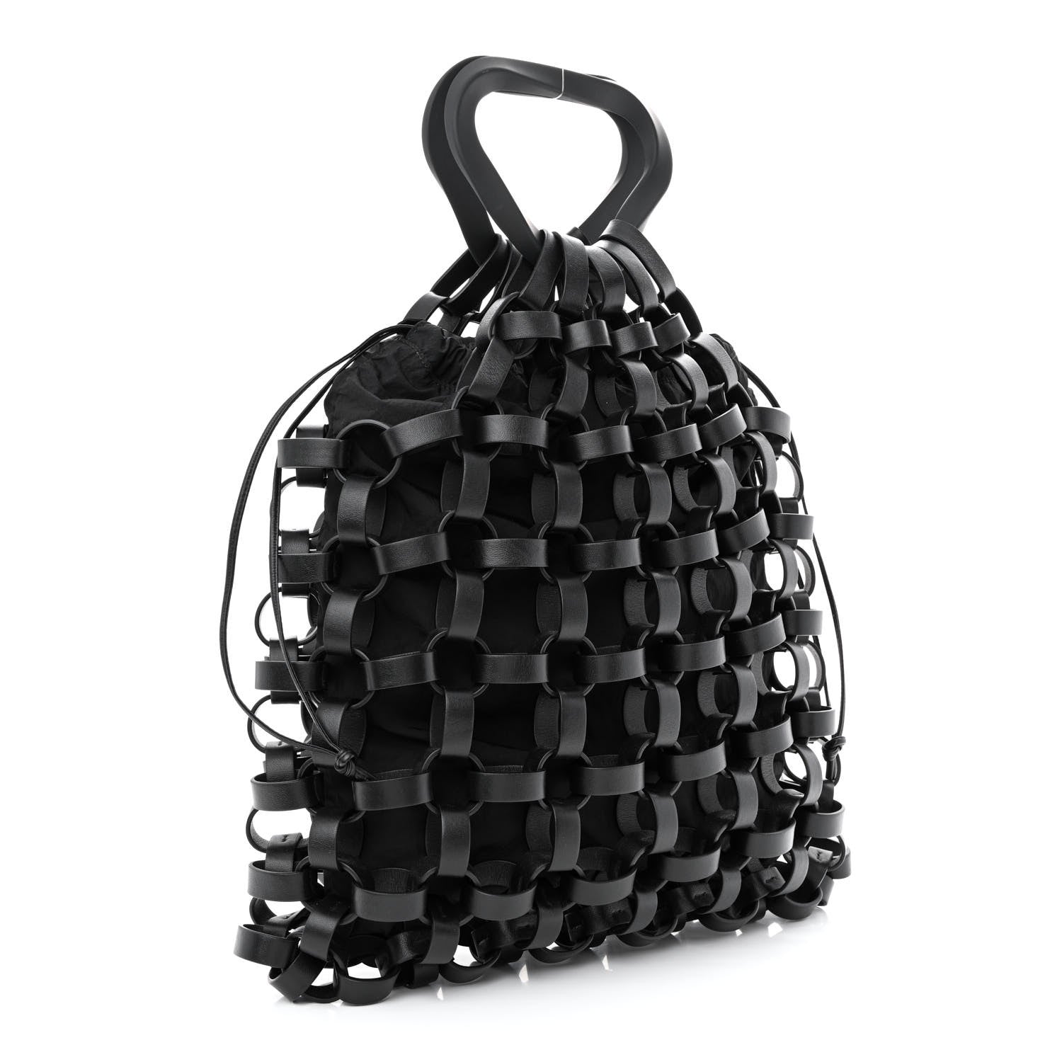 Bottega Veneta Lambskin Grasp Top Handle Tote Black 6 of 15