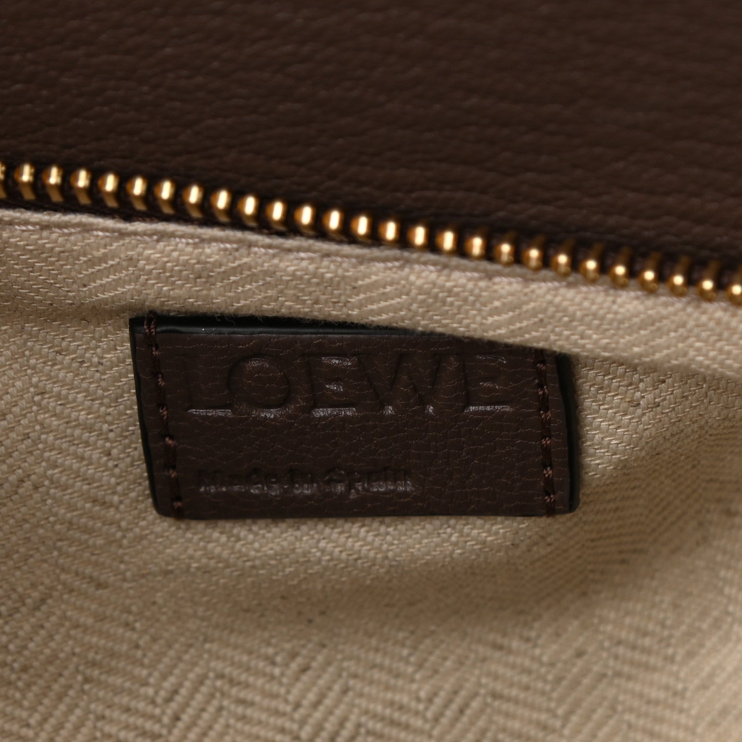 Loewe Goatskin Small Puzzle Edge Bag Taupe 5 of 6
