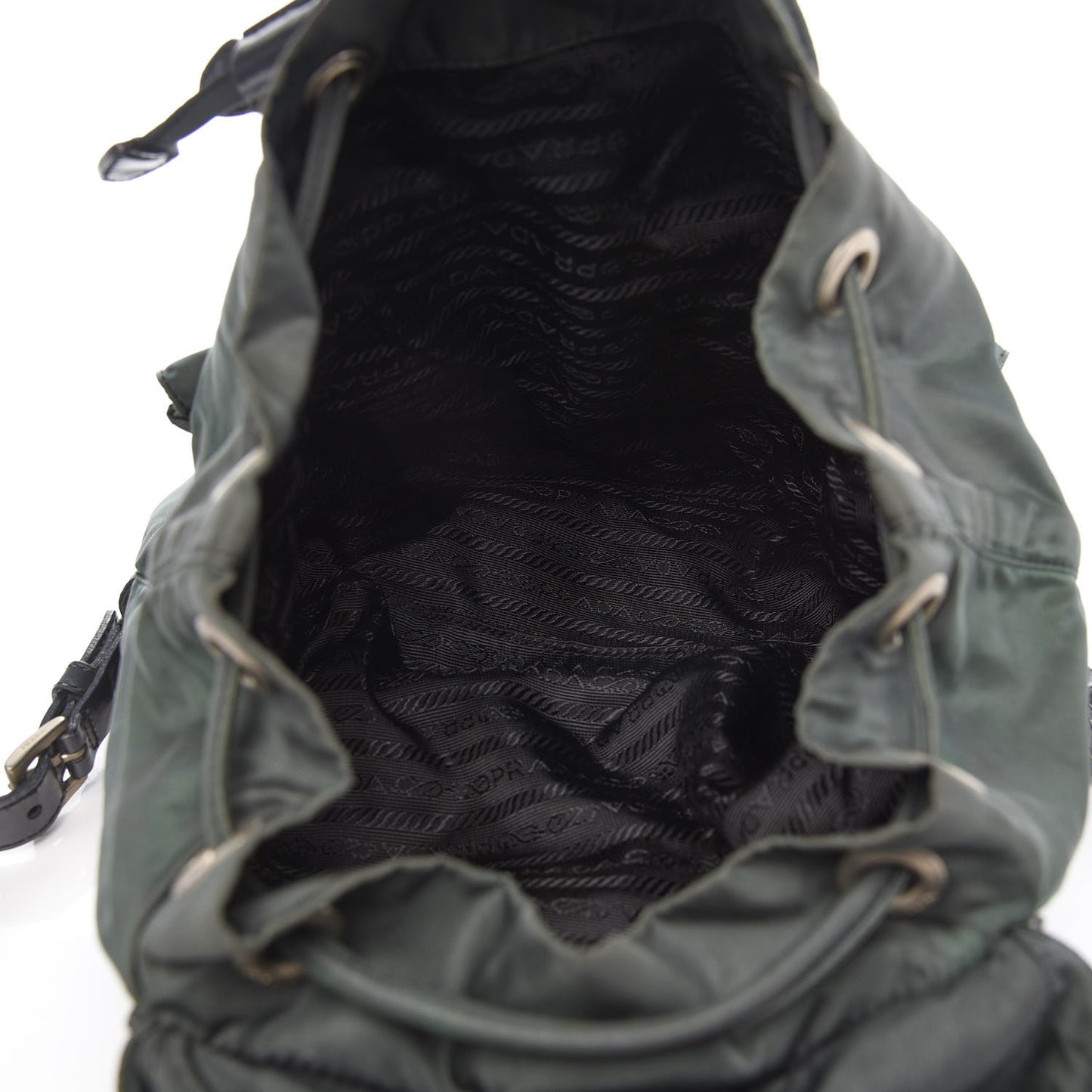 Nylon Vela Small Backpack Green