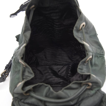 Prada Nylon Vela Small Backpack Green 5 of 8