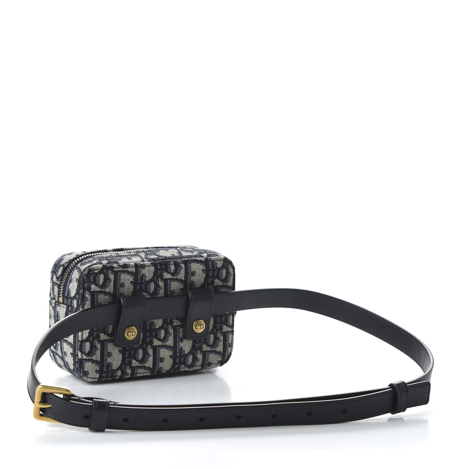 Christian Dior Oblique Belt Pouch Blue 3 of 10