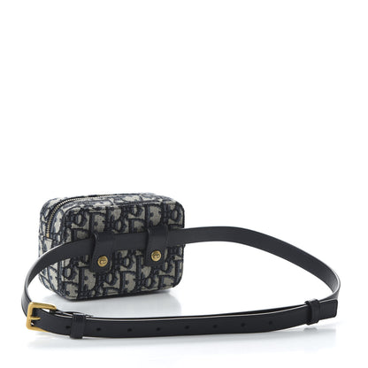 Christian Dior Oblique Belt Pouch Blue 3 of 10