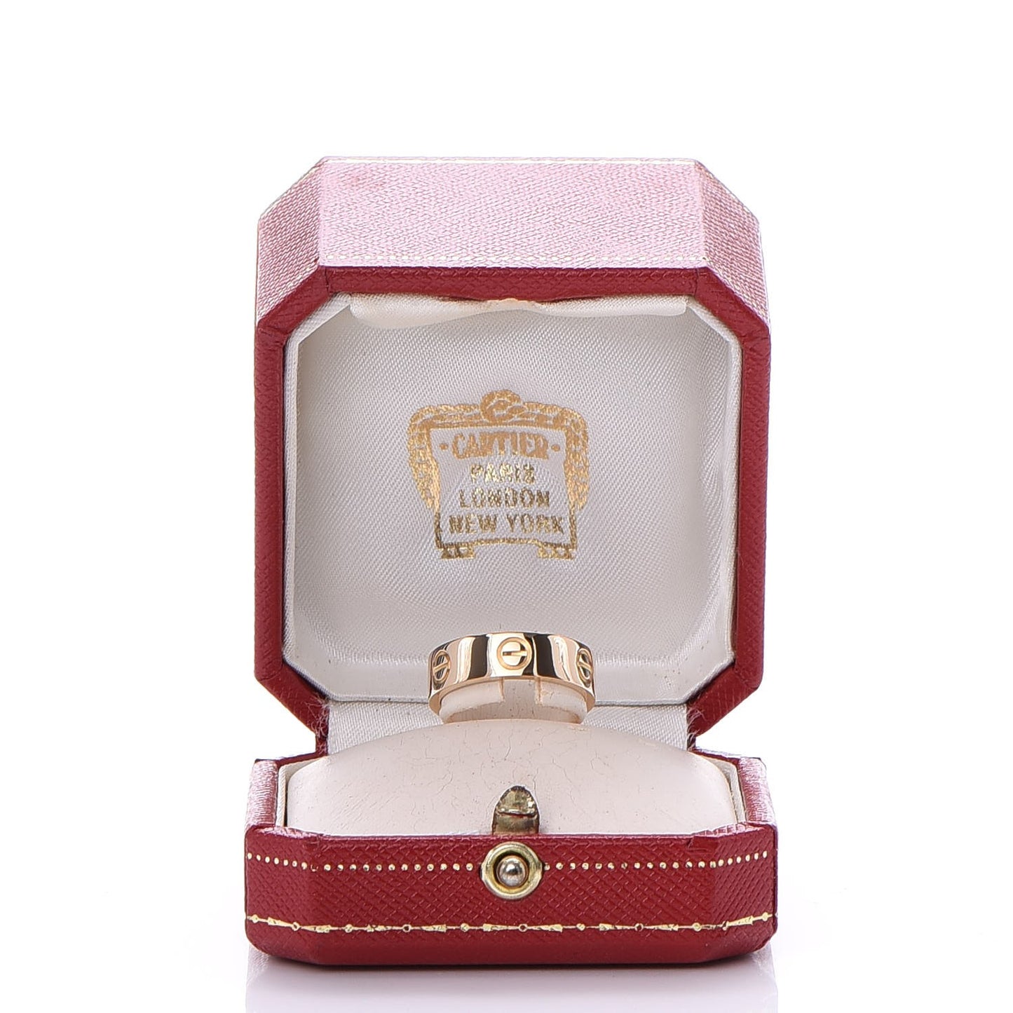 18K Yellow Gold 5.5mm LOVE Ring 52 6