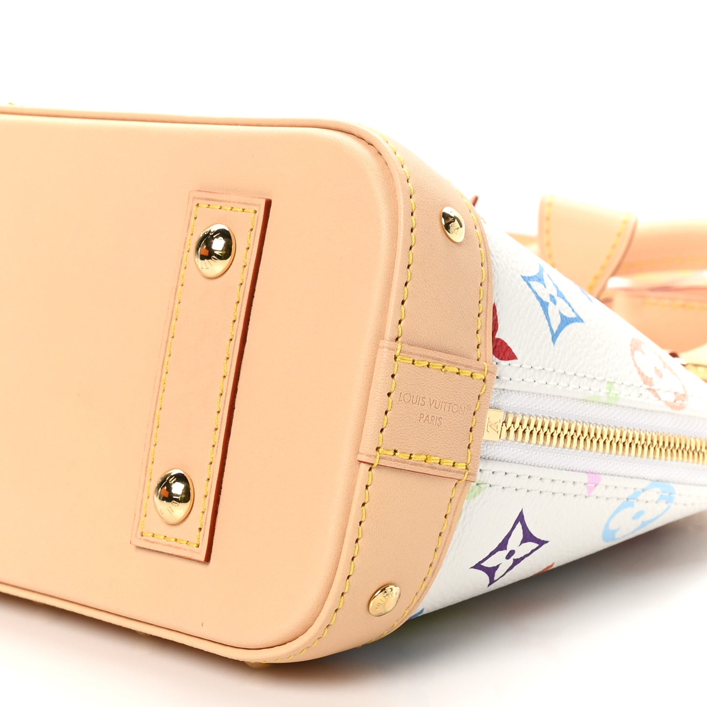 LV x TM Monogram Multicolor Alma BB White