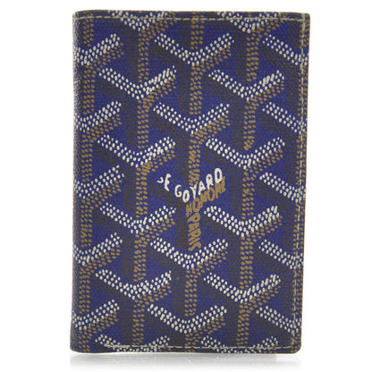 Goyard Goyardine Card Holder Case Blue 1 of 7
