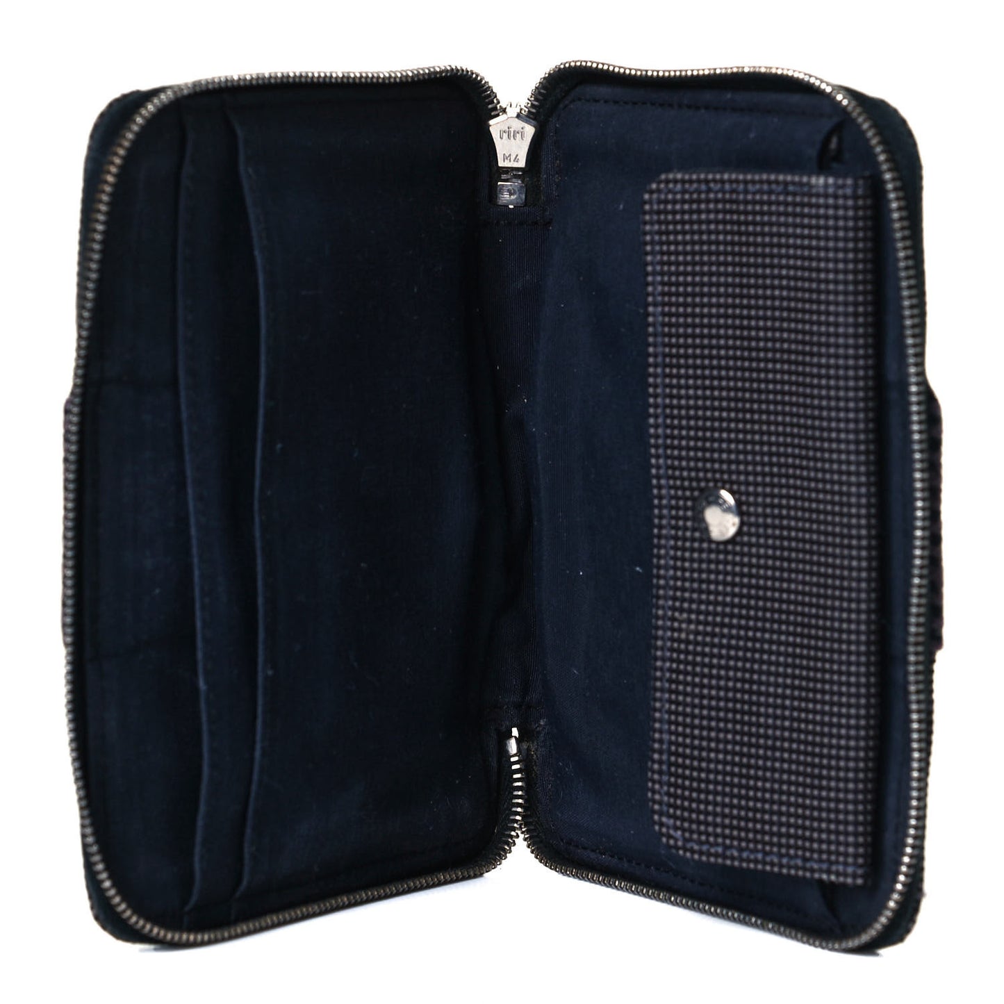 Canvas Herline Zip Wallet Grey
