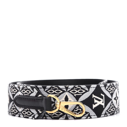 Louis Vuitton Jacquard Since 1854 Bandouliere Shoulder Strap Grey 1 of 5