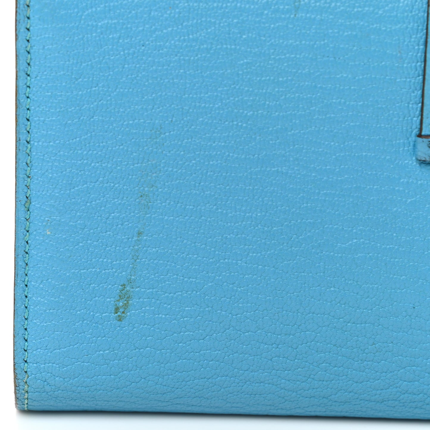 Chevre Mysore Bearn Gusset Wallet Bleu Azteque