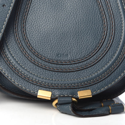 Chloe Calfskin Mini Marcie Round Crossbody Bag Teal 7 of 9