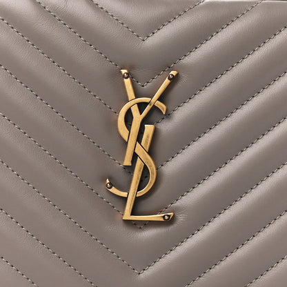 Saint Laurent Calfskin Matelasse Monogram Lou Camera Bag Greyish Brown 8 of 10