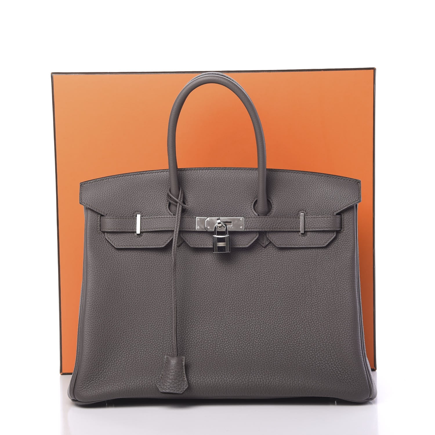 Hermes Togo Birkin 35 Etain 11 of 11
