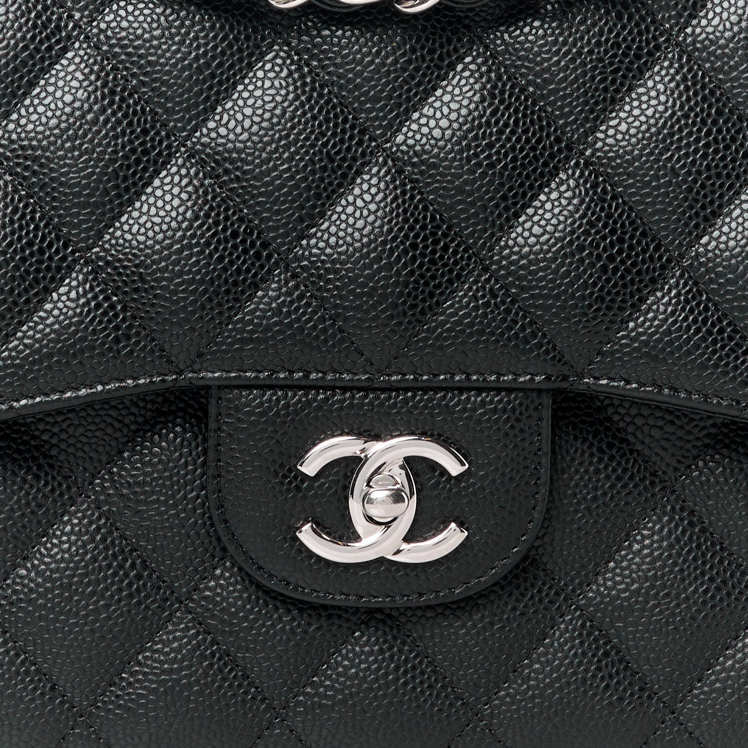 Chanel Caviar Quilted Mini Rectangular Flap Black 9 of 12