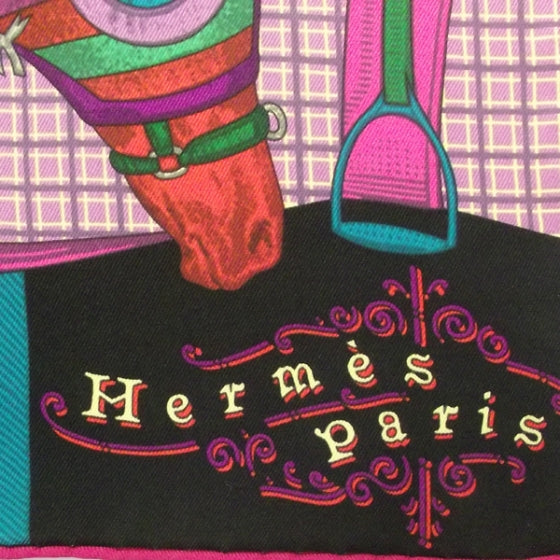 Hermes Silk Pour Sortir Scarf 70 Fuchsia 3 of 7