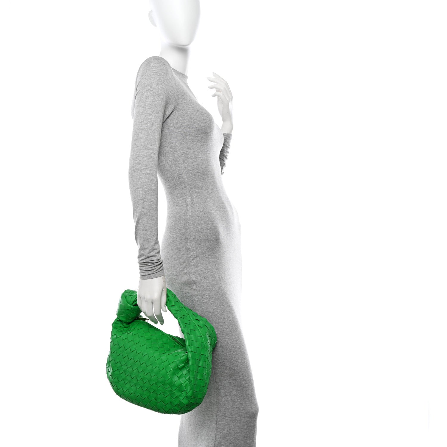 Bottega Veneta Nappa Intrecciato Teen Jodie Hobo Parakeet 2 of 10