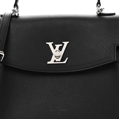 Louis Vuitton Soft Calfskin Lockme Ever MM Black 7 of 9