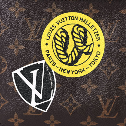 Louis Vuitton Monogram World Tour Neverfull MM GM Pochette 9 of 16