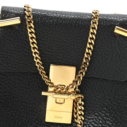 Chloe Grained Lambskin Nano Drew Shoulder Bag Black 8 of 10