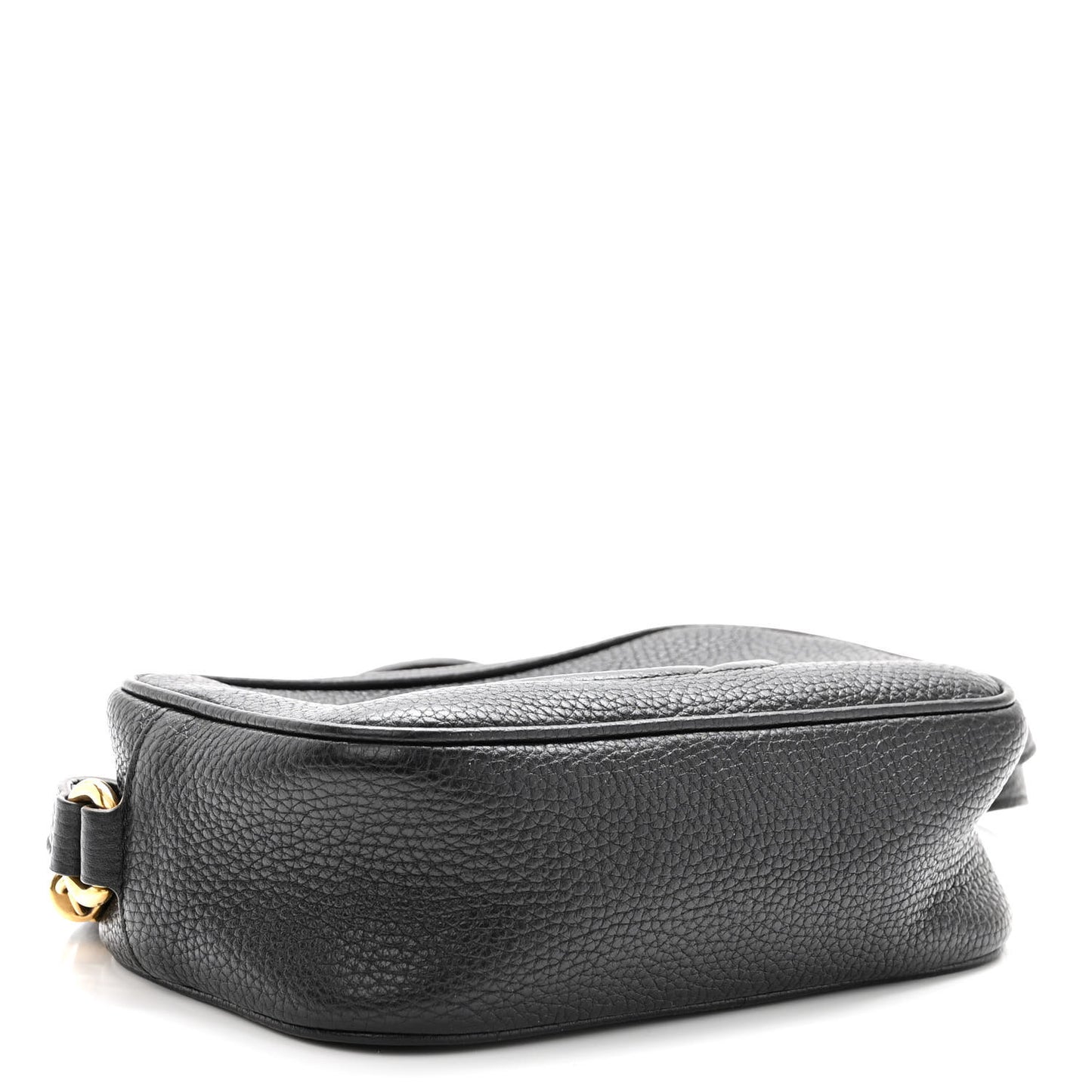 Pebbled Calfskin Mini Soho Disco Bag Black