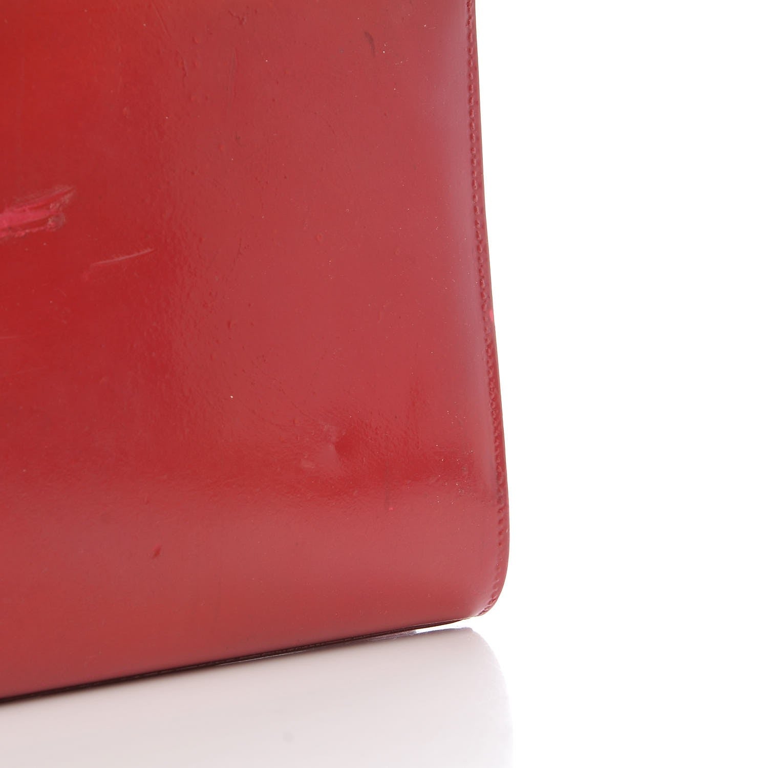 Saint Laurent Textured Patent Large Belle De Jour Clutch Fuchsia 13 of 17