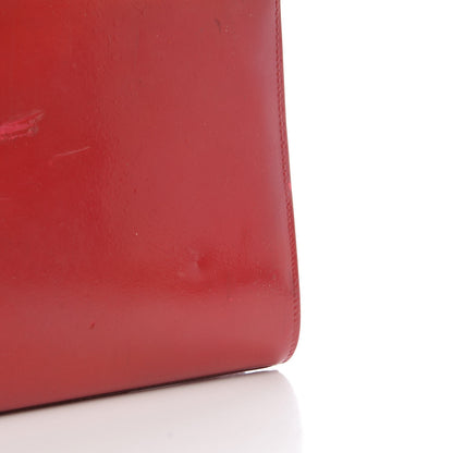 Saint Laurent Textured Patent Large Belle De Jour Clutch Fuchsia 13 of 17