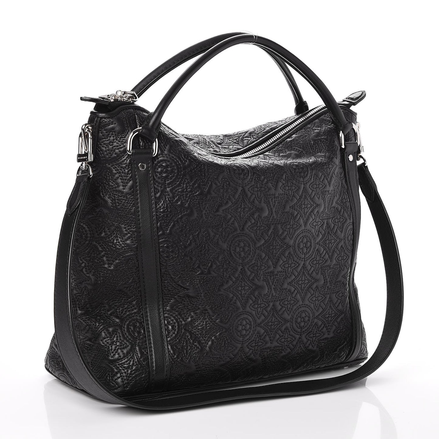 Monogram Lambskin Antheia Ixia MM Black