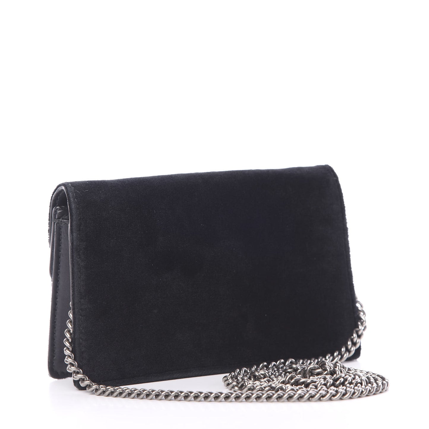 Velvet Super Mini Dionysus Shoulder Bag Black