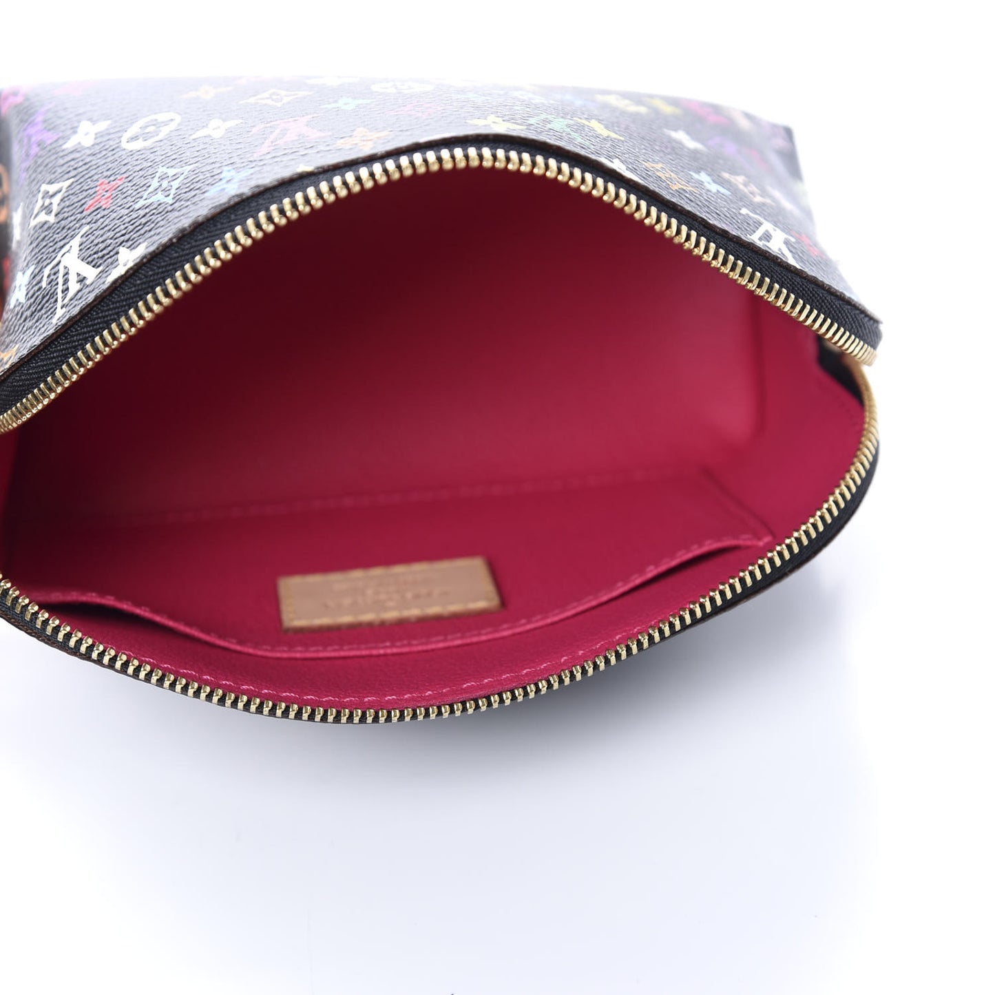 Monogram Multicolor Cosmetic Pouch Black Grenade