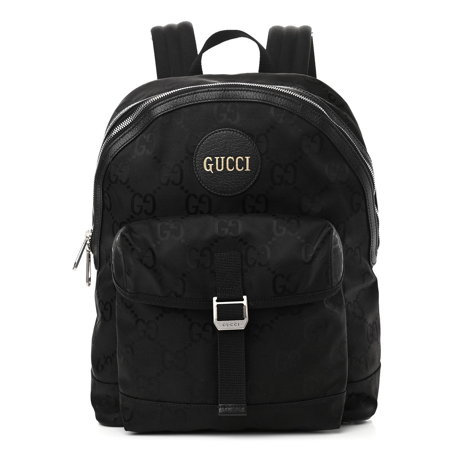 Gucci Econyl Nylon Monogram Off The Grid Backpack Black 1 of 11