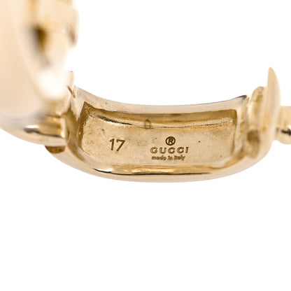 Gucci 18K Yellow Gold Large Horsebit Bracelet 4 of 5