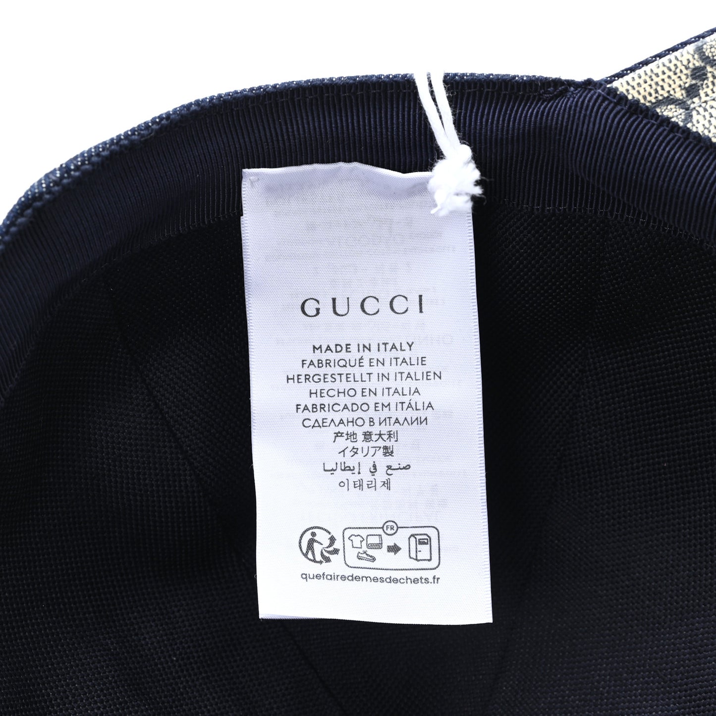 Lasered Denim Baseball Hat L Dark Blue