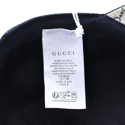 Gucci Lasered Denim Baseball Hat L Dark Blue 9 of 9