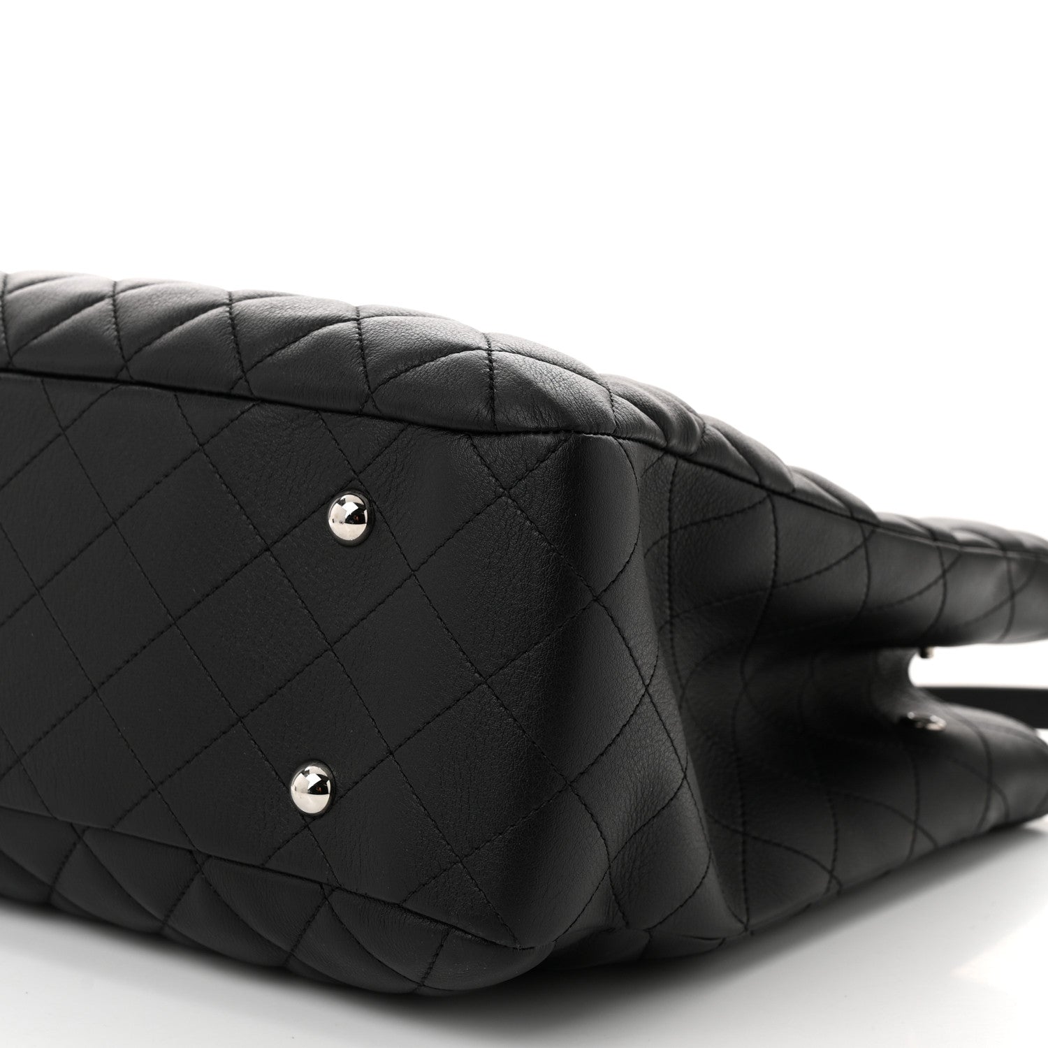 Chanel Calfskin Quilted Large Classic Shopping Tote Black 10 of 10