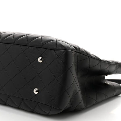 Chanel Calfskin Quilted Large Classic Shopping Tote Black 10 of 10