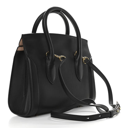 Alexander McQueen Sweet Calfskin Small Heroine 30 Black 3 of 9