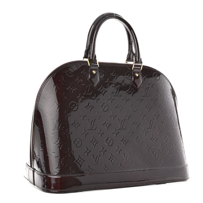 Louis Vuitton Vernis Alma GM Amarante 3 of 10