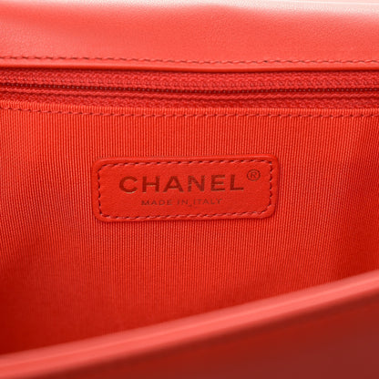 Chanel Calfskin Quilted New Medium Boy Flap Red 7 of 9
