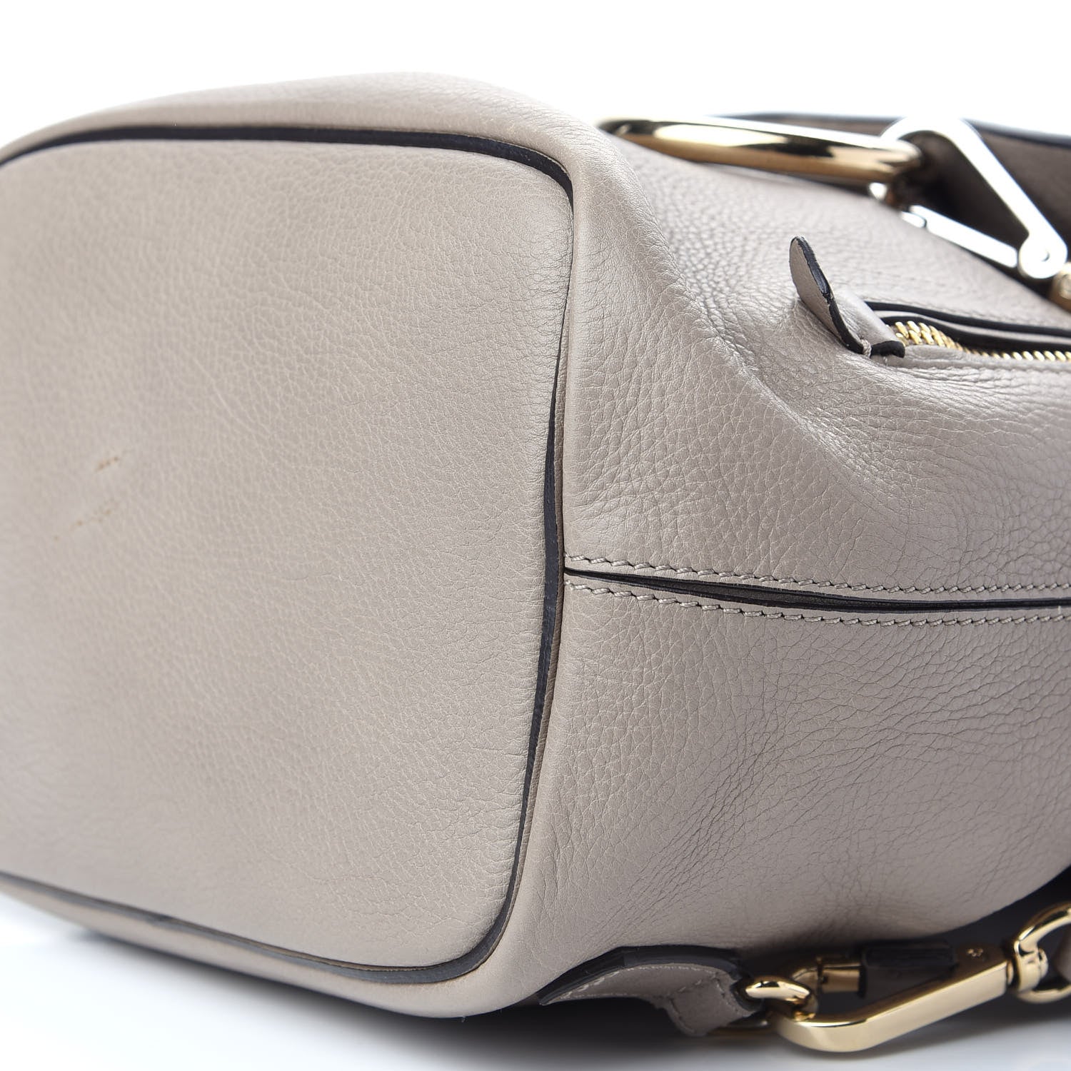 Chloe Suede Calfskin Small Faye Backpack Motty Grey 9 of 12