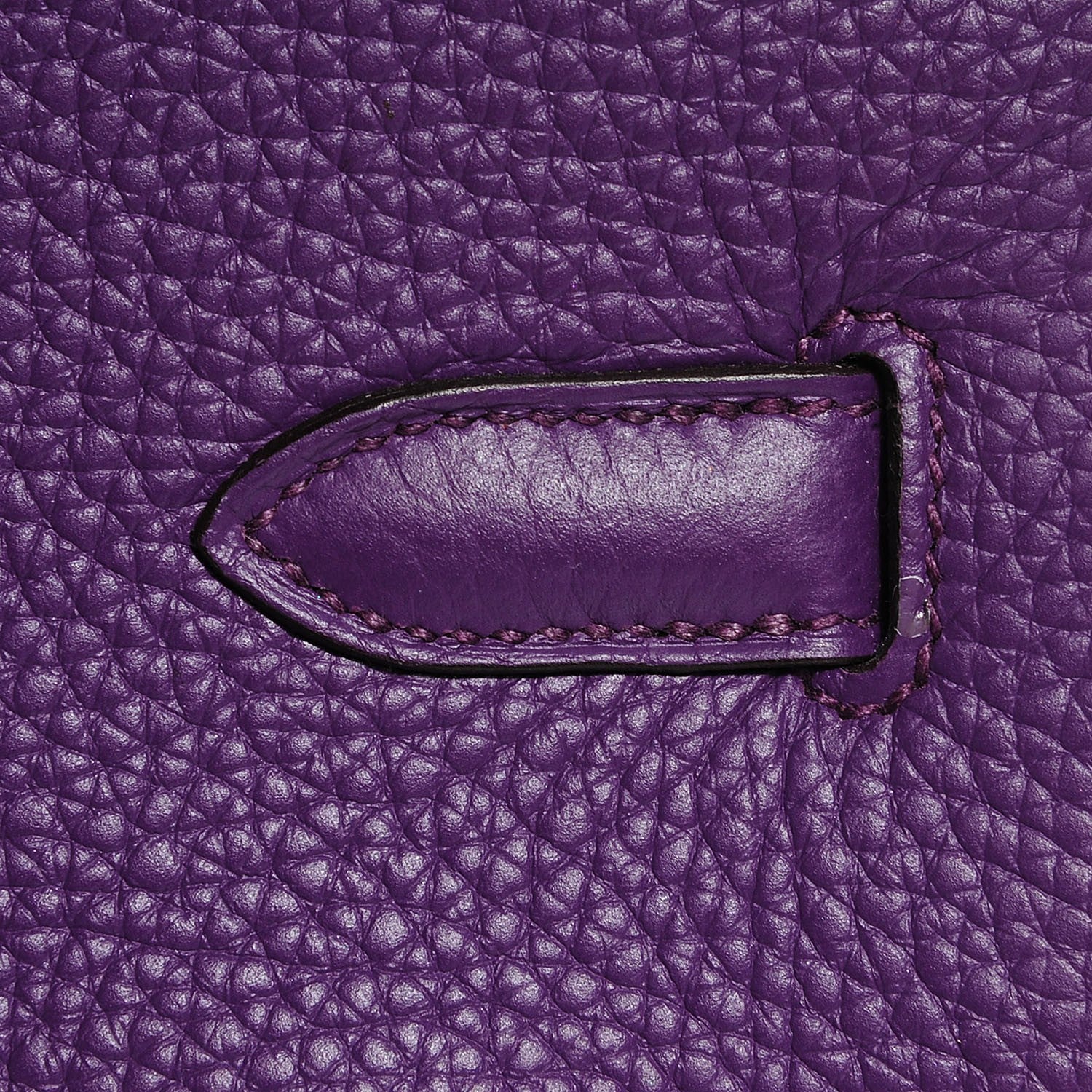 Hermes Taurillon Clemence Birkin 35 Ultraviolet 15 of 32