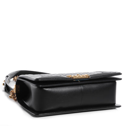 Chanel Calfskin Medium Boy Flap Black 4 of 9
