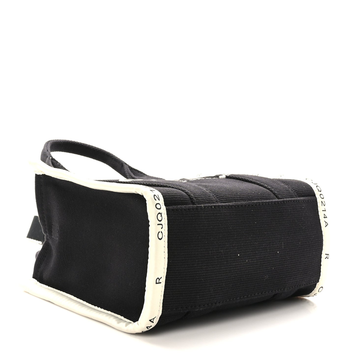 Cotton Canvas Small The Jacquard Tote Bag Black