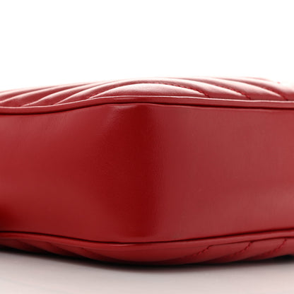 Saint Laurent Calfskin Matelasse Monogram Lou Camera Bag Rouge Eros 9 of 13