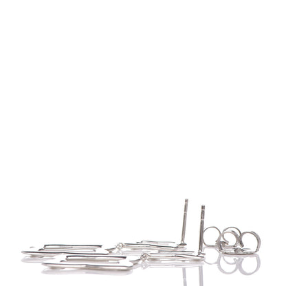 David Yurman Sterling Silver Quatrefoil Drop Earrings 3 of 4