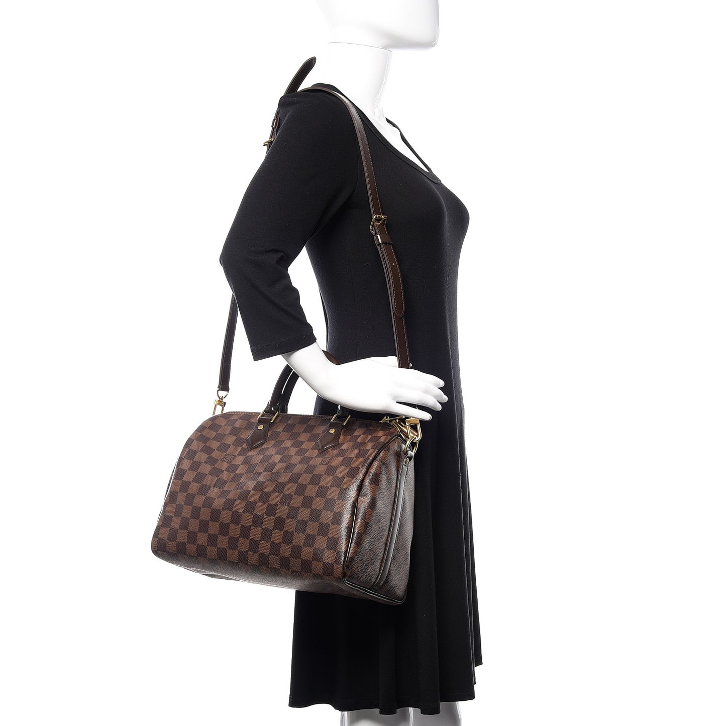 Damier Ebene Speedy Bandouliere 30